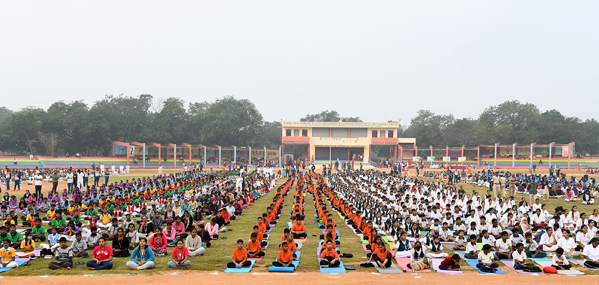 Tirupati: Mass Surya Namaskar 2025 Photos2