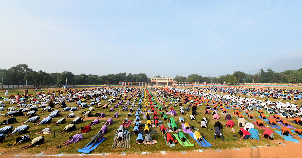 Tirupati: Mass Surya Namaskar 2025 Photos13