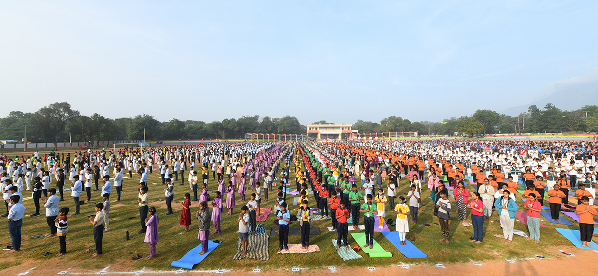 Tirupati: Mass Surya Namaskar 2025 Photos14