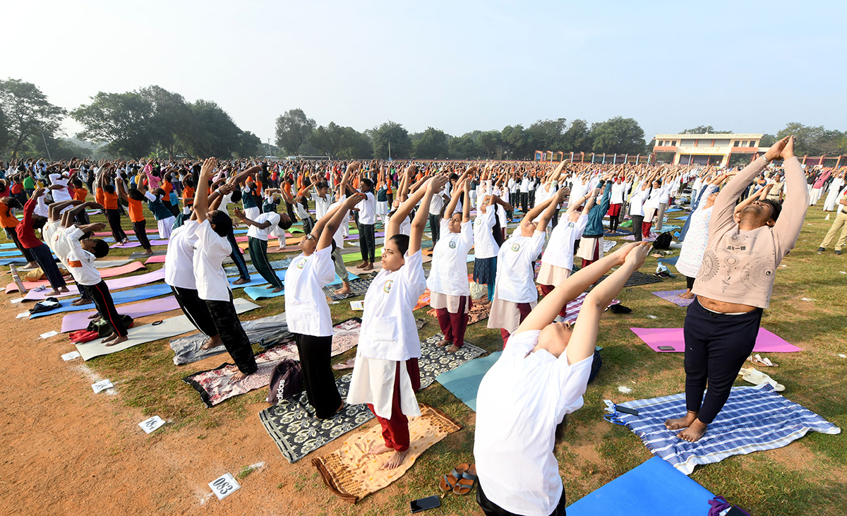 Tirupati: Mass Surya Namaskar 2025 Photos10