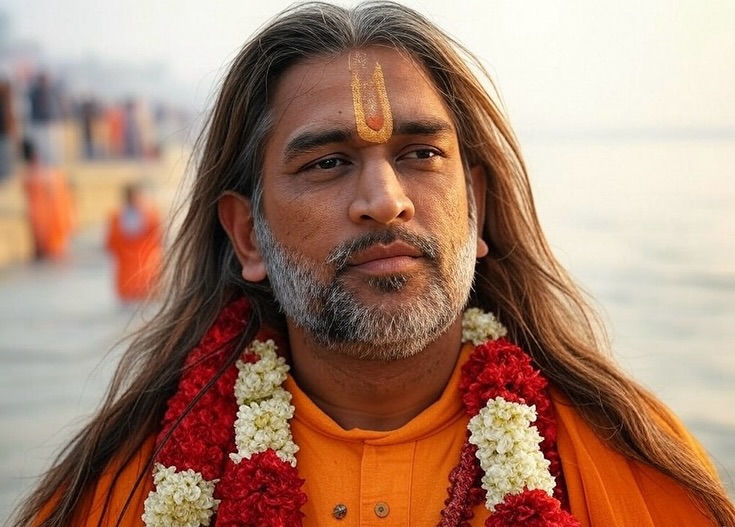 Team India Cricketers In Maha Kumbh Mela AI Photos4