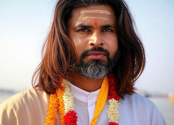 Team India Cricketers In Maha Kumbh Mela AI Photos3