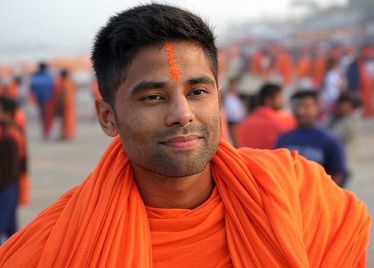 Team India Cricketers In Maha Kumbh Mela AI Photos5