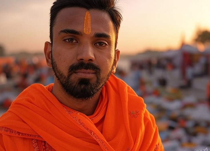 Team India Cricketers In Maha Kumbh Mela AI Photos7