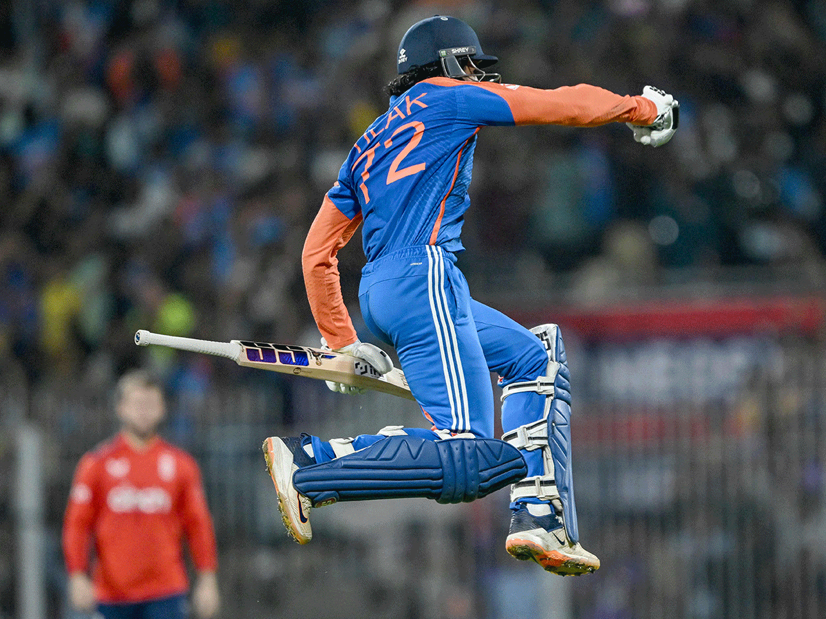 Tilak Varma Spectacular Batting In 2nd T20I Against England Photo Gallery10