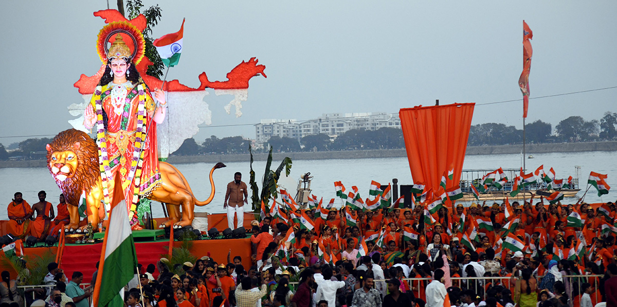 Maha Aarti to Mother India of Hussain Sagar Photos15