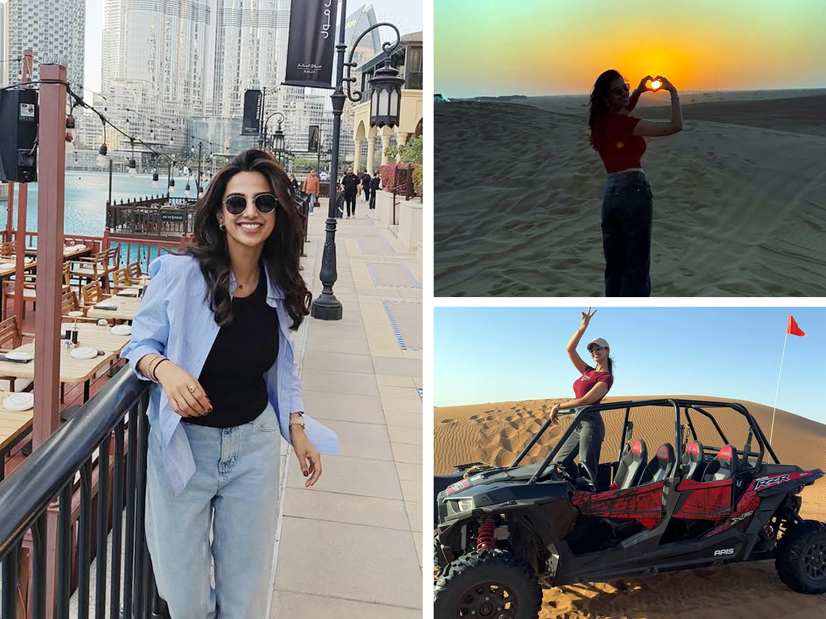 Meenakshi Chaudhary Enjoys Dubai Trip Latest Photos1