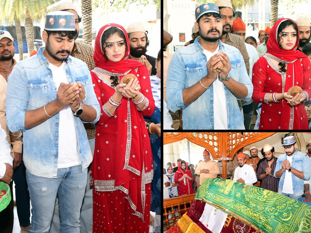 Racharika film team members who visited the Kadapa Amin Peer Dargah1