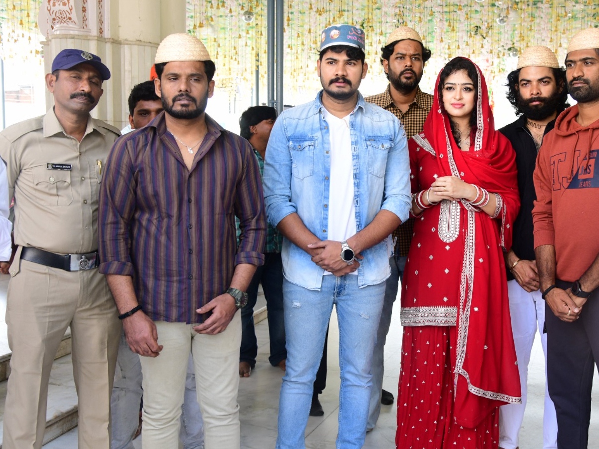 Racharika film team members who visited the Kadapa Amin Peer Dargah28