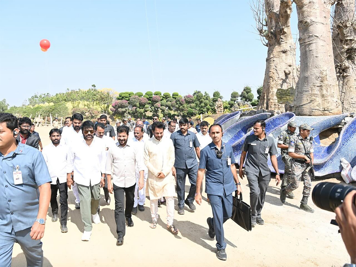 Experium ECO Park Opened CM Revanth Reddy and Chiranjeevi10