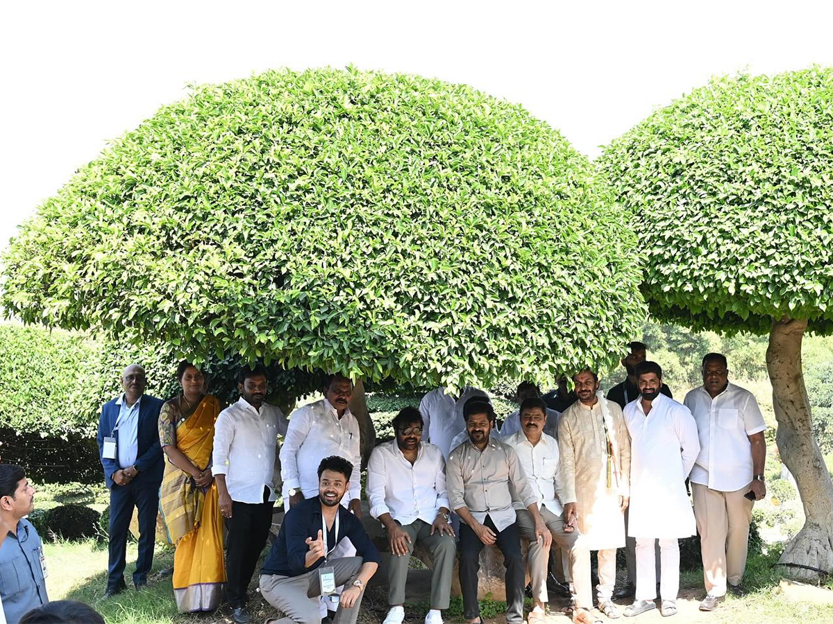 Experium ECO Park Opened CM Revanth Reddy and Chiranjeevi13