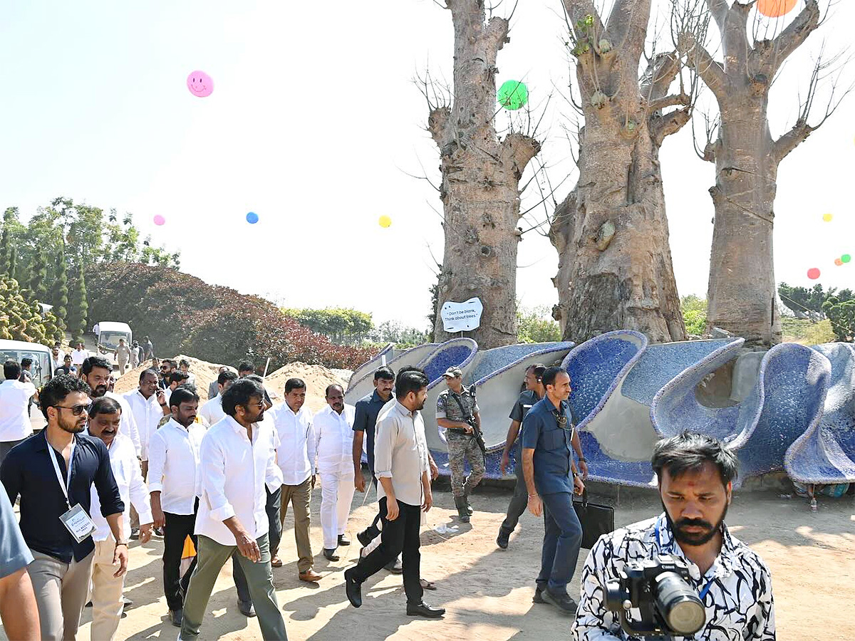 Experium ECO Park Opened CM Revanth Reddy and Chiranjeevi19