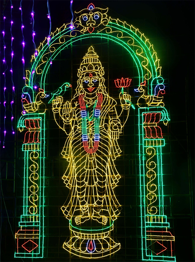 Kadapa Sri Lakshmi Venkateswara Swamy Temple with electric lights18