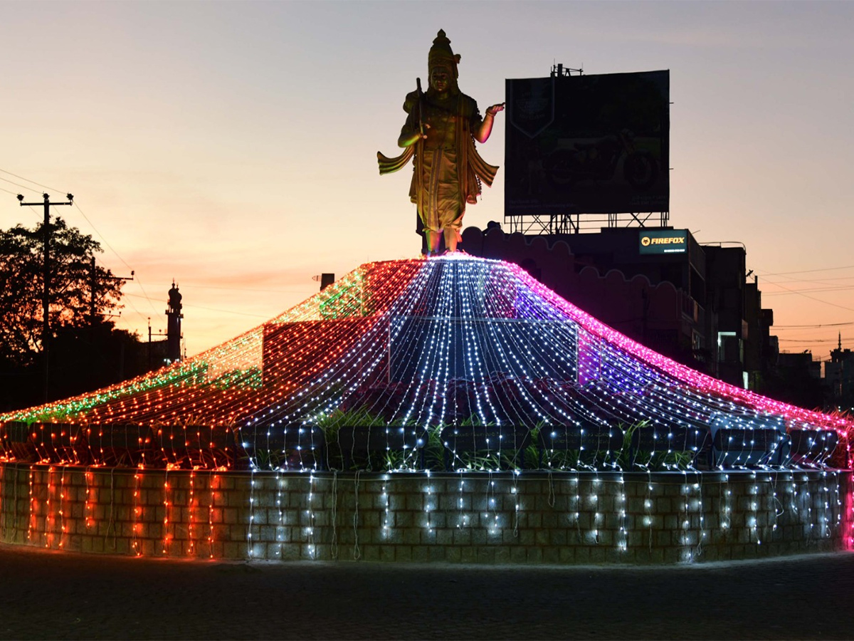 Kadapa Sri Lakshmi Venkateswara Swamy Temple with electric lights22