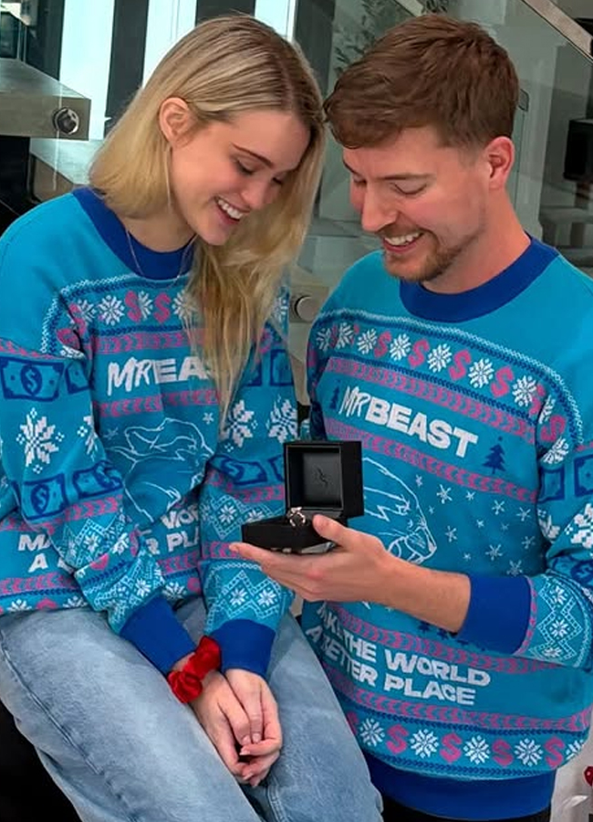 Girl who got engaged to wealthy YouTuber Mr Beast: See Pics5