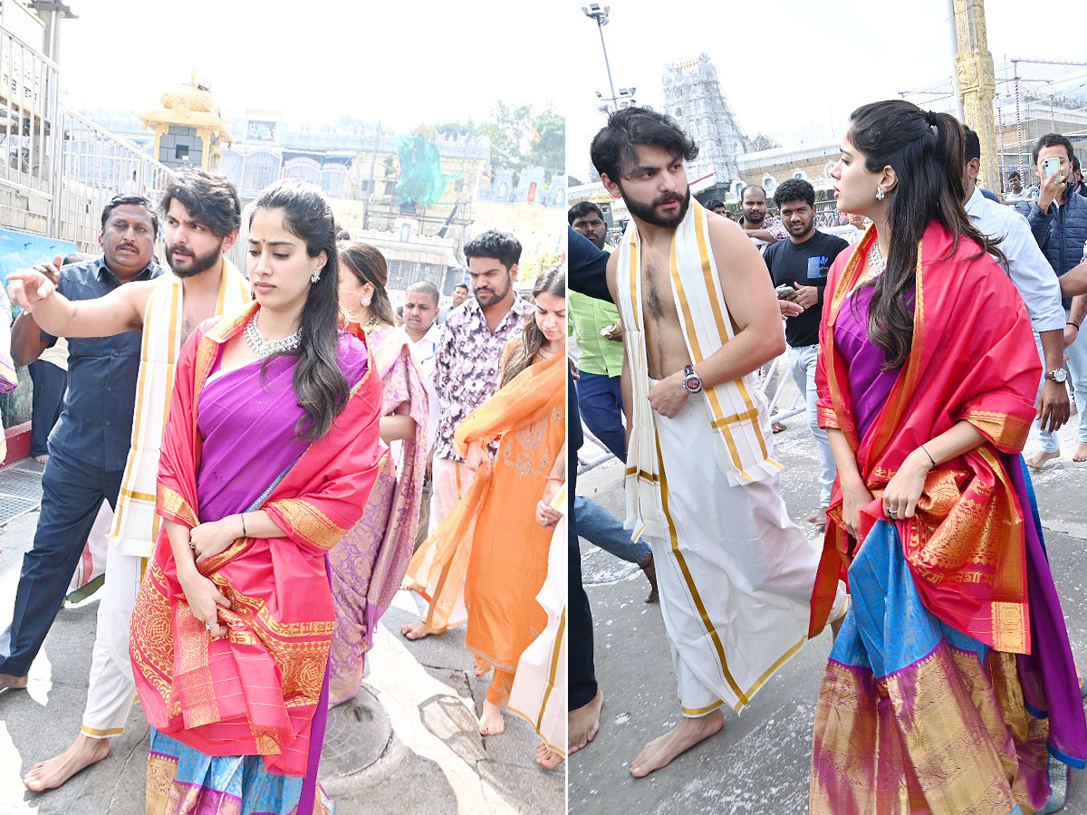 Janhvi Kapoor offers prayers at Tirupati temple with boyfriend Shikhar Pahariya: Photos1