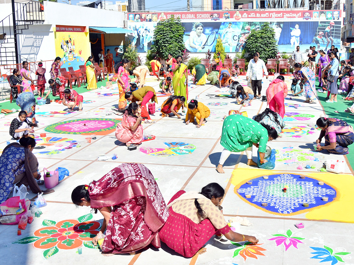 Sakshi Sankranti MUGGULU Competitions Photos31