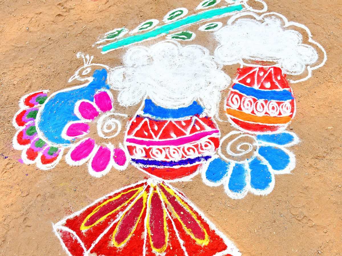 Rangoli Competition At moosapet, Hyderabad Organised by Sakshi Telugu News Paper Photos16