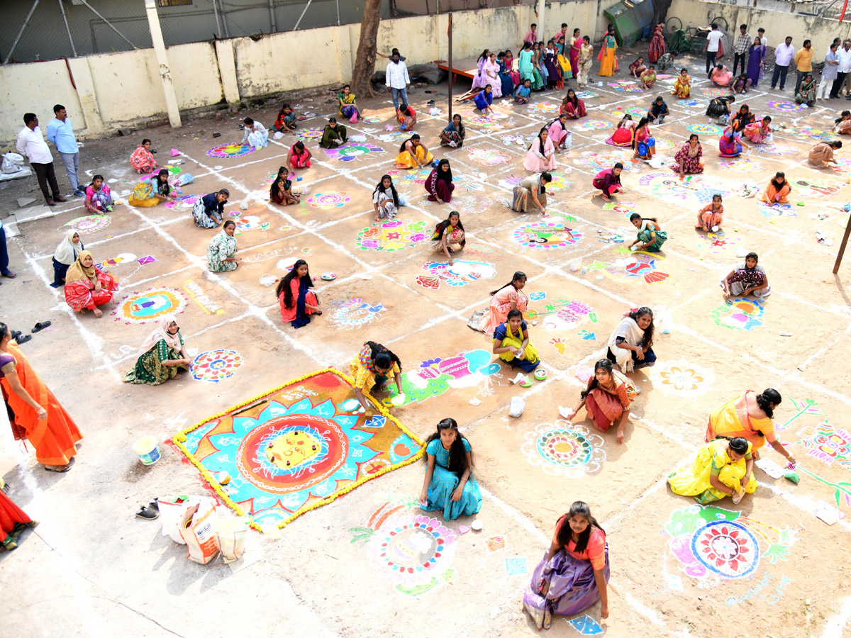 Rangoli Competition At moosapet, Hyderabad Organised by Sakshi Telugu News Paper Photos20