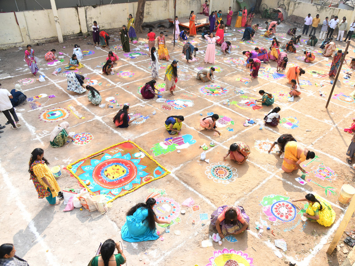 Rangoli Competition At moosapet, Hyderabad Organised by Sakshi Telugu News Paper Photos21