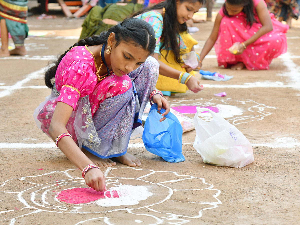 Rangoli Competition At moosapet, Hyderabad Organised by Sakshi Telugu News Paper Photos26