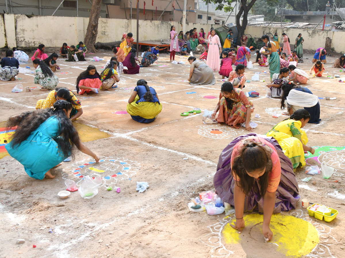 Rangoli Competition At moosapet, Hyderabad Organised by Sakshi Telugu News Paper Photos27