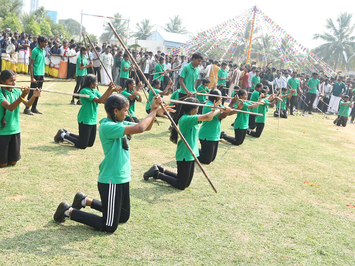 Mohan Babu Participated In Sankranthi Celebrations Sri Vidyanikethan4