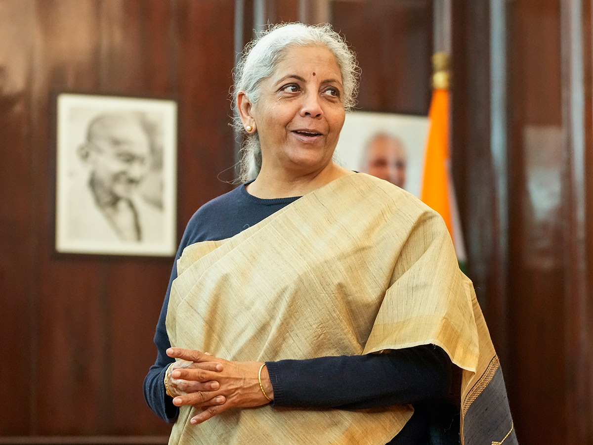 Union Finance Minister Nirmala Sitharaman photohraph Union Budget 202518