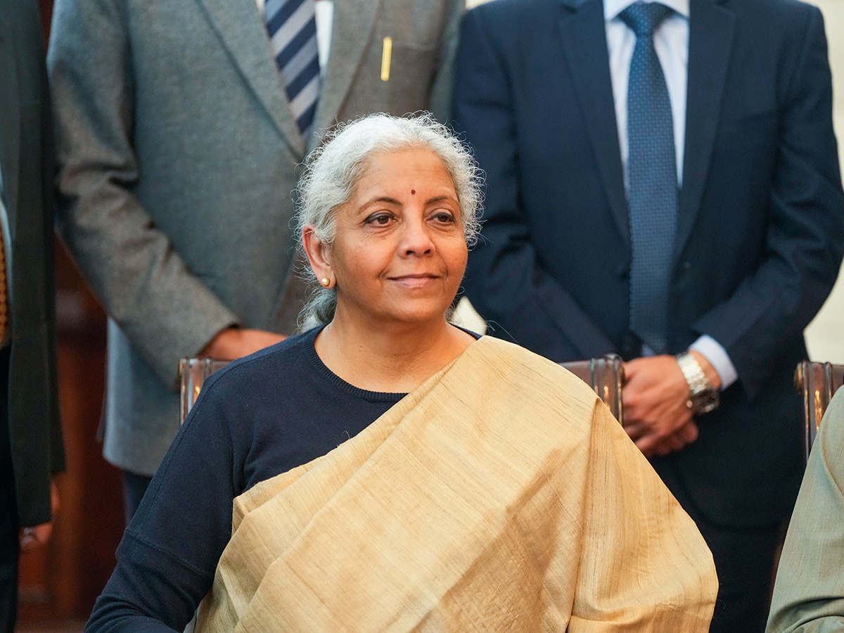 Union Finance Minister Nirmala Sitharaman photohraph Union Budget 202519