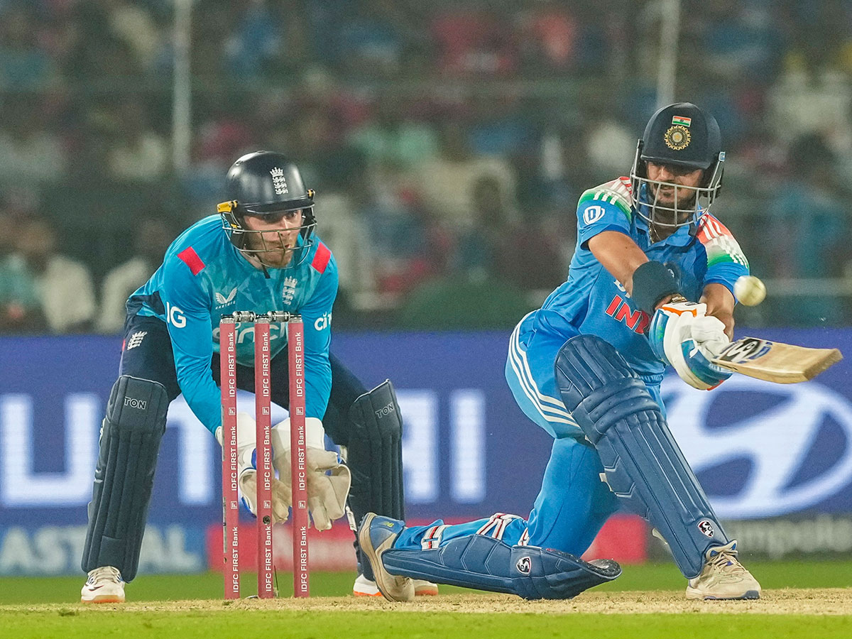 One Day International cricket match between India and England Photos36