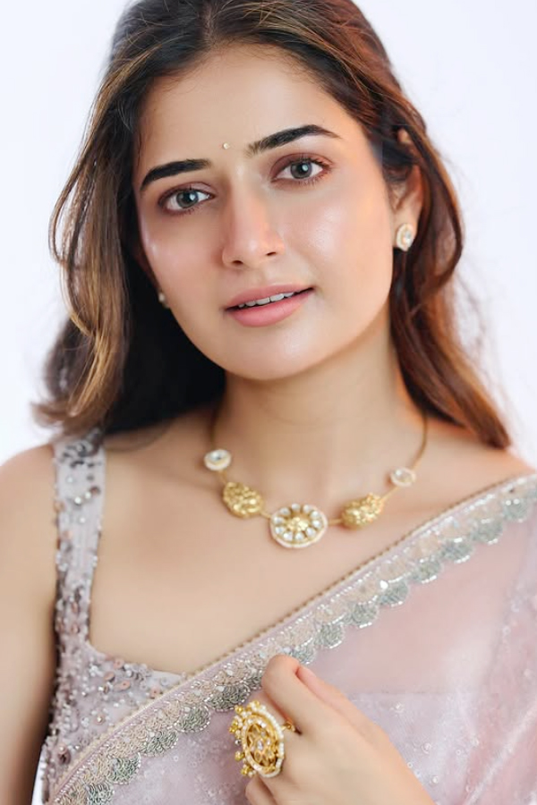 Ashika Ranganath Radiant Beauty In saree looks 11