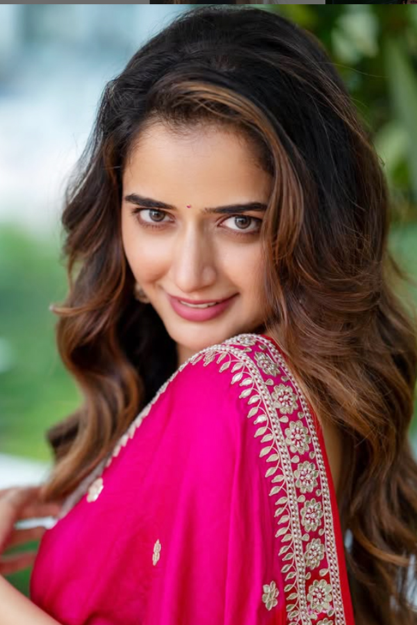 Ashika Ranganath Radiant Beauty In saree looks 8