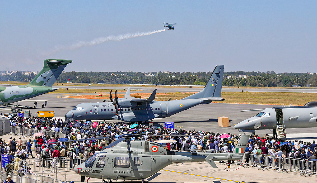 15th edition of Aero India 2025 at Yelahanka Airbase in Bengaluru11