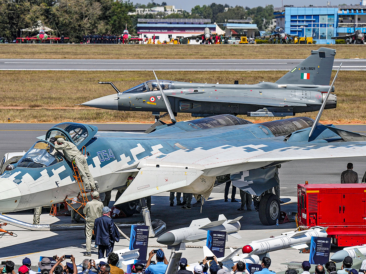 15th edition of Aero India 2025 at Yelahanka Airbase in Bengaluru2