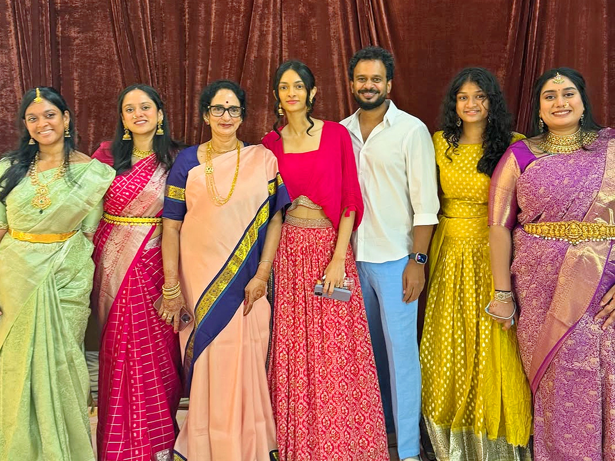 Tollywood Hero Prabhas Sisters Attend Family Marriage Function Photos4