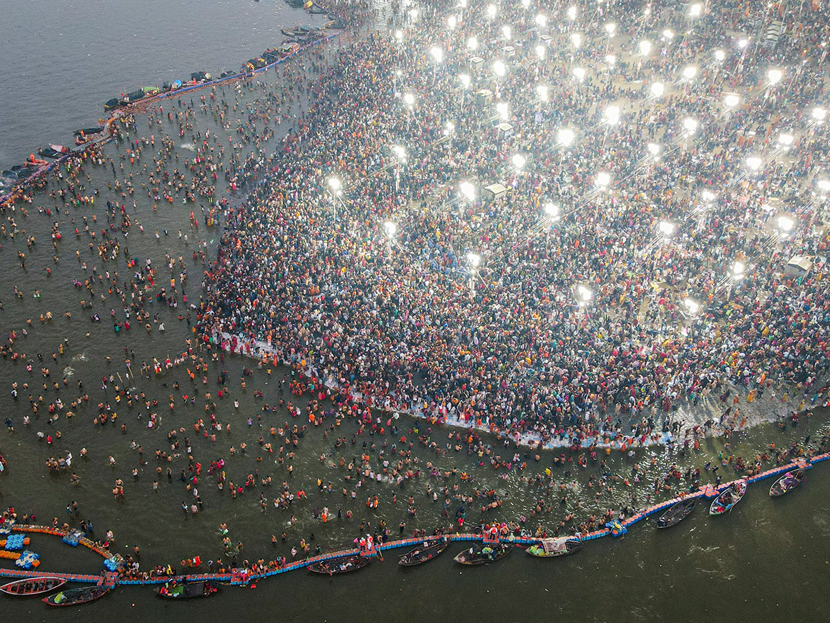 occasion on Maghi Purnima during the Maha Kumbh 2025 in Prayagraj1