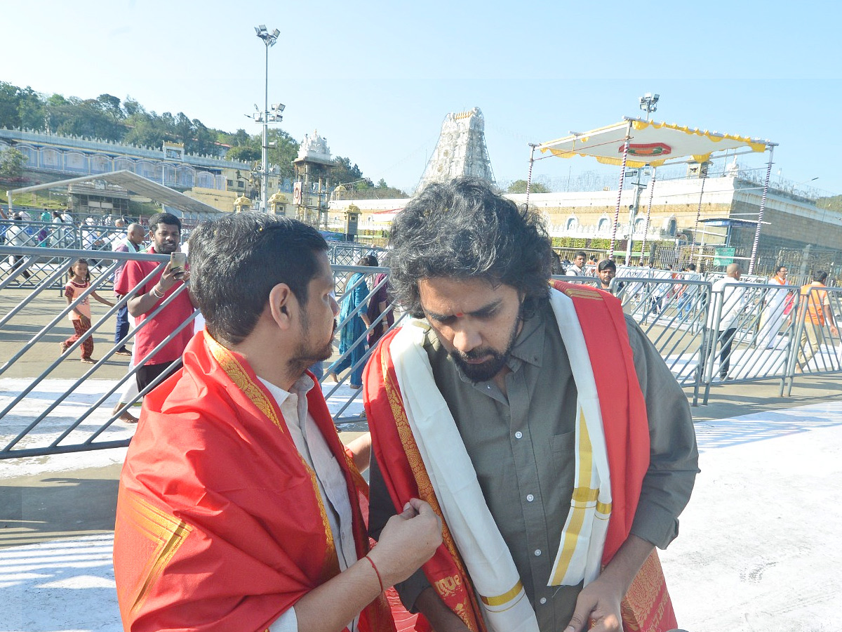 Thandel Movie Team at Tirumala7