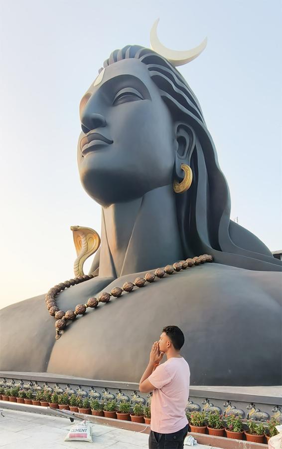 The largest Adi Yogi statue Dwarapudi East Godavari district15