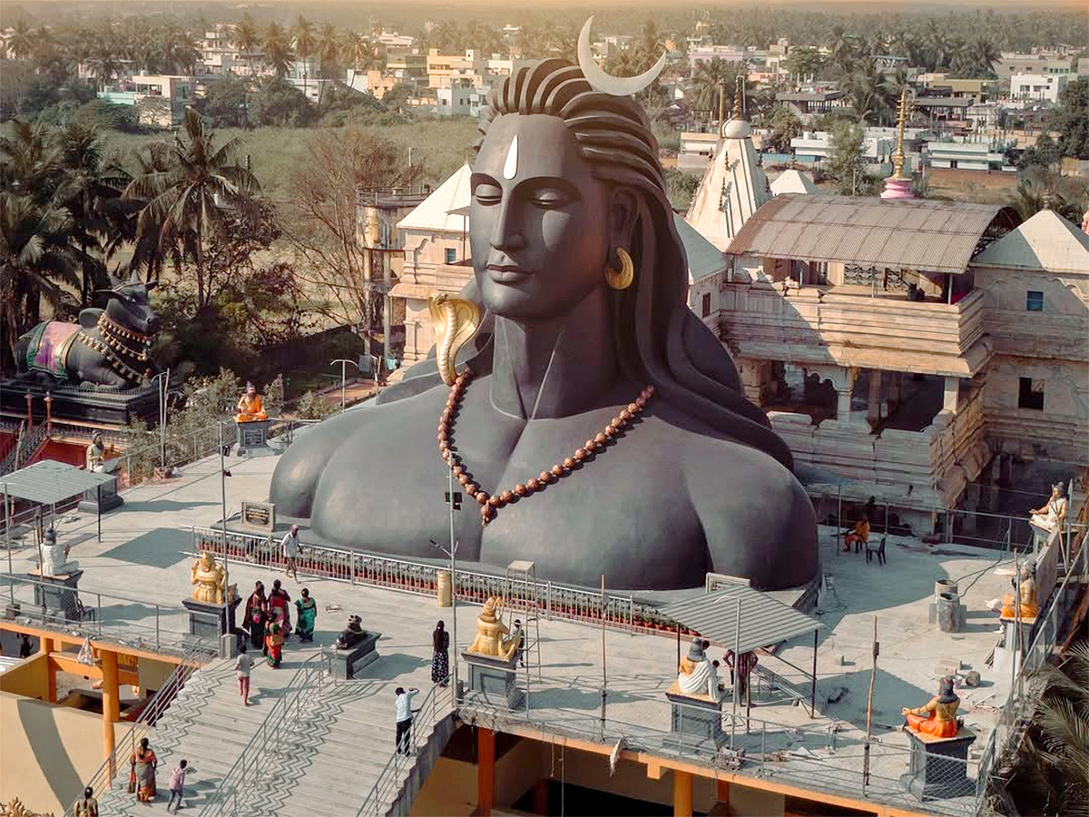 The largest Adi Yogi statue Dwarapudi East Godavari district4