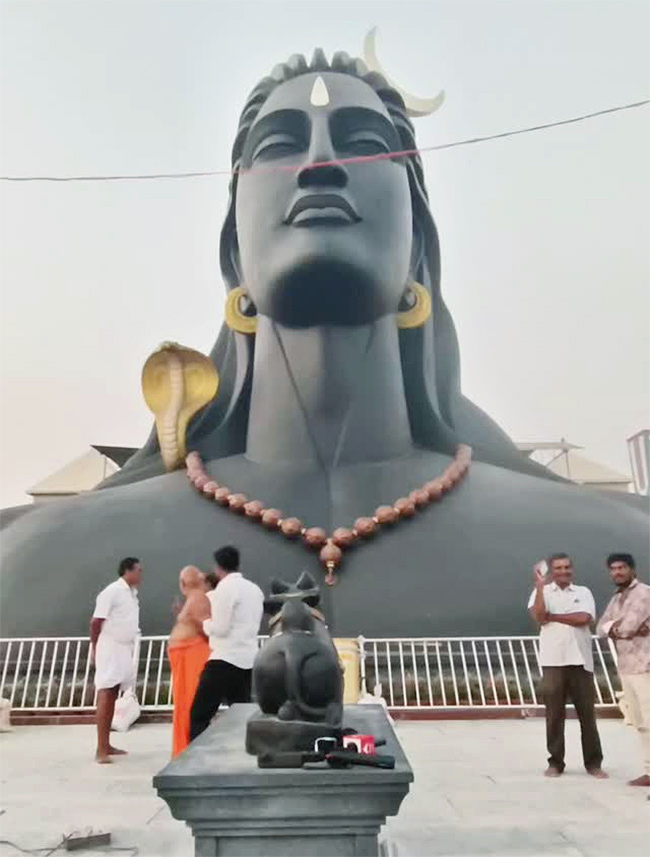 The largest Adi Yogi statue Dwarapudi East Godavari district6