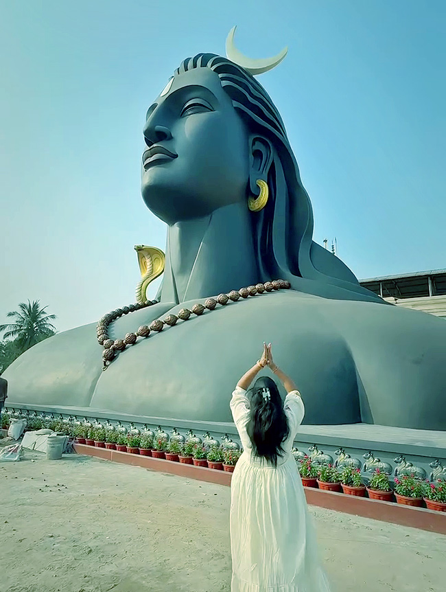 The largest Adi Yogi statue Dwarapudi East Godavari district7