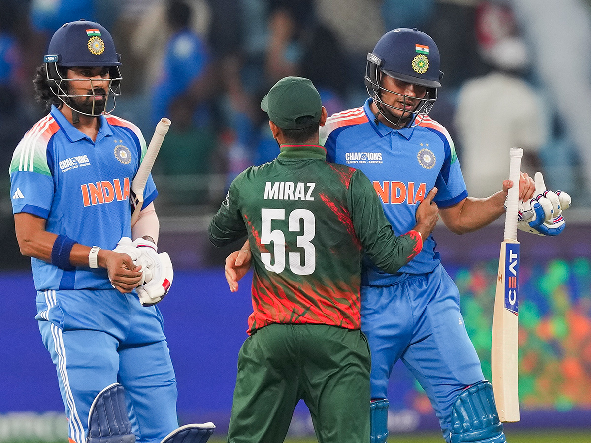 ICC Champions Trophy cricket match between India and Bangladesh at Dubai2