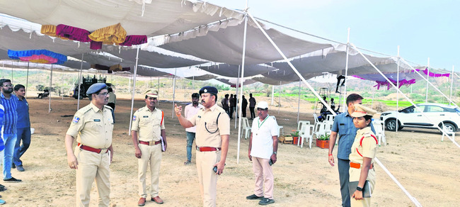 మంత్రుల పర్యటనకు పకడ్బందీ ఏర్పాట్లు 1