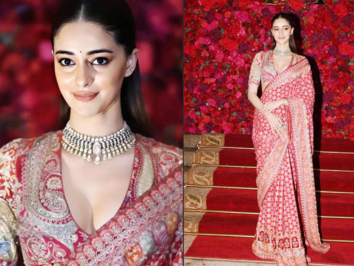 Ananya Panday stole the hearts in beautiful saree: Photos1