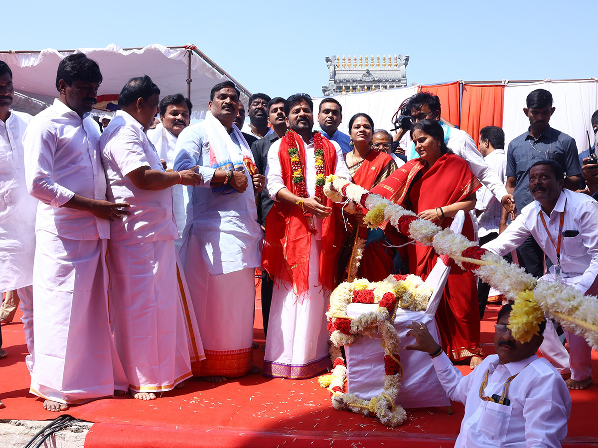 CM Revanth Reddy Inaugurates Yadadri Golden Vimana Gopuram: Photos4