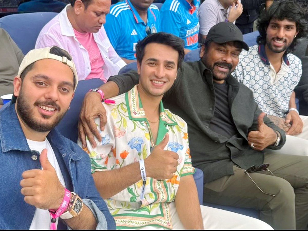 megastar chiranjeevi at india vs pakistan match2