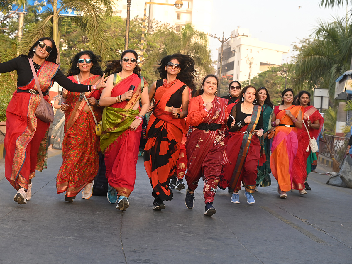 Taneira Saree Run Hyderabad 2025 Photos22