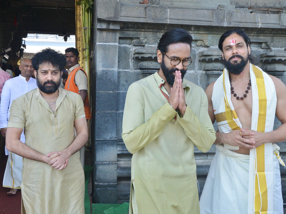 Manchu Vishnu And Siva Balaji Visits Tirumala Photos16