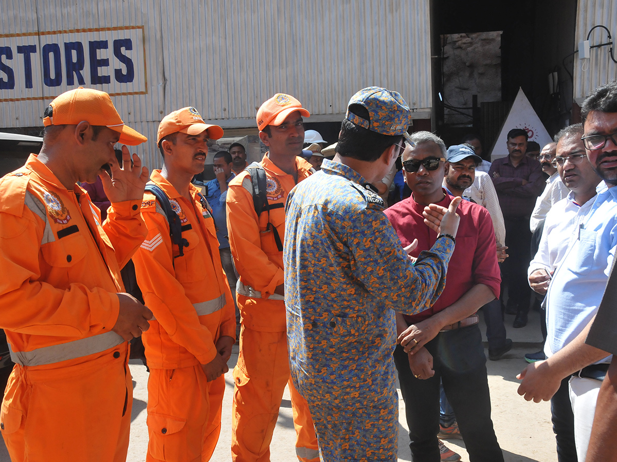 Rescue Operations Ongoing At SLBC Tunnel Collapse Photos25