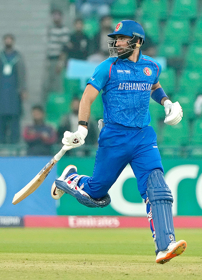 ICC Champions Trophy AFG vs ENG Celebrates Century IN Ibrahim Zadran19